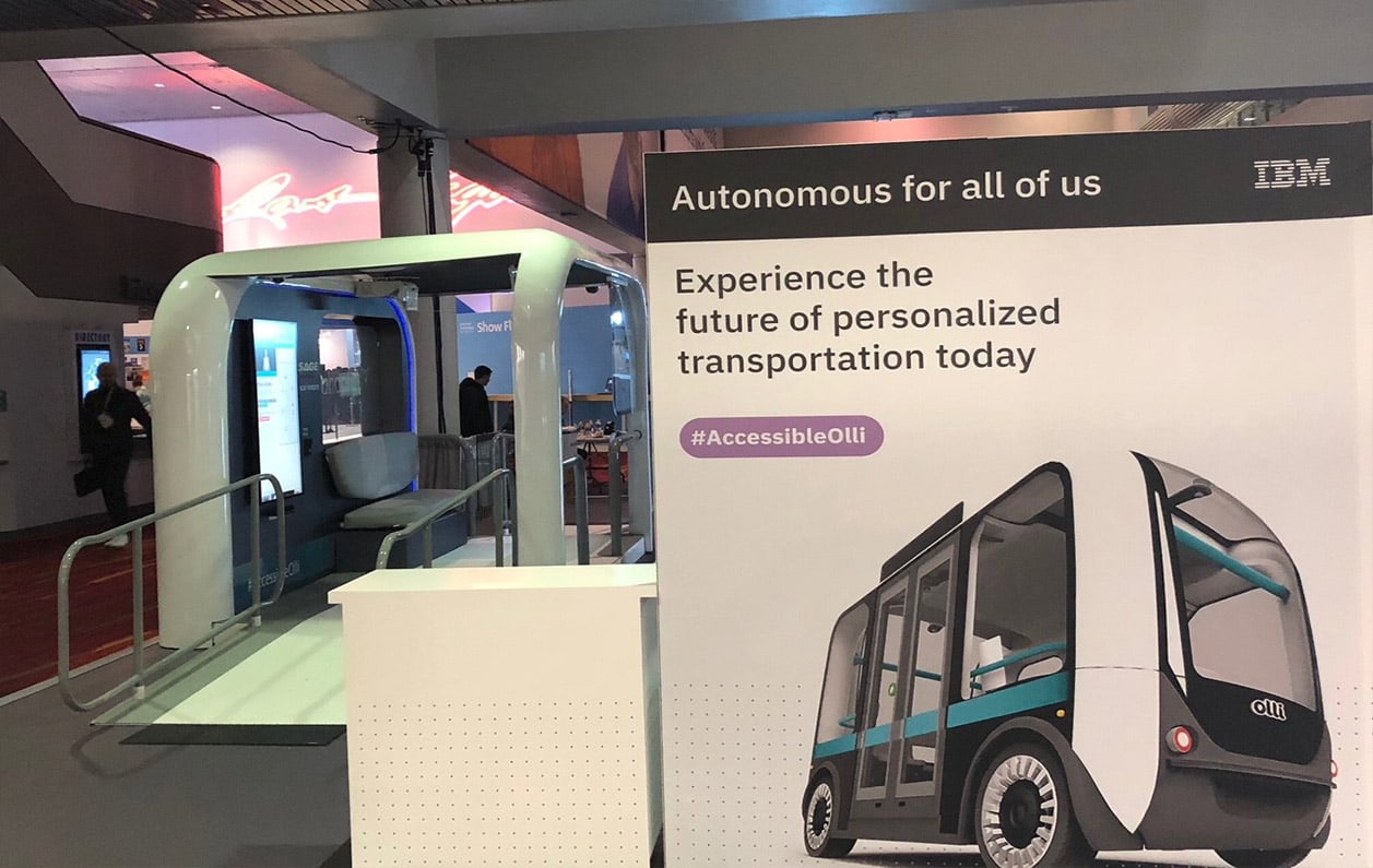 IoT enabled smart shuttle stop launches at CES